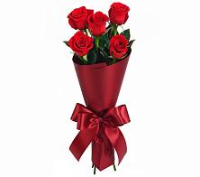 Букет 5 Красных роз Эдлесс Лав в Кировский Приморского края