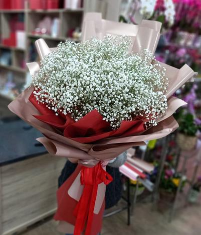 Букет цветов из: Гипсофила в Кировский Приморского края
