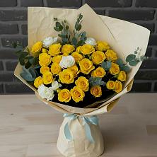 Букет цветов из:  Розы в Кировский Приморского края