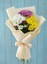 Букет цветов из:  Хризантемы в Кировский Приморского края