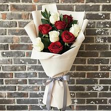 Букет цветов из:  Розы в Кировский Приморского края