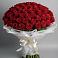 Букет 101 Красная роза Блэк Мэджик в Кировский Приморского края