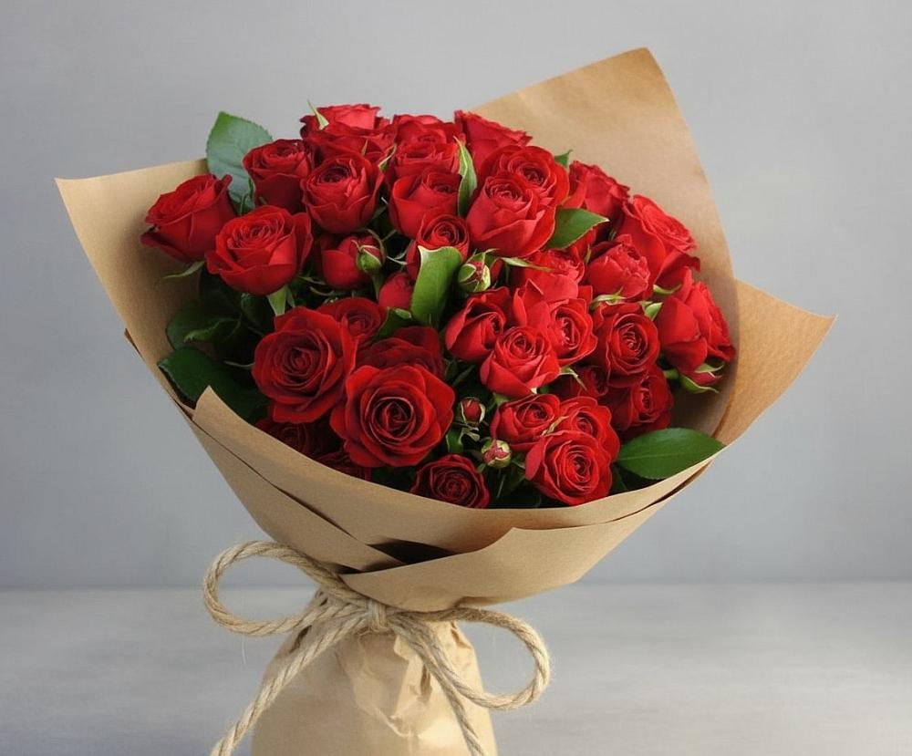 Букет Любовный роман в Кировский Приморского края