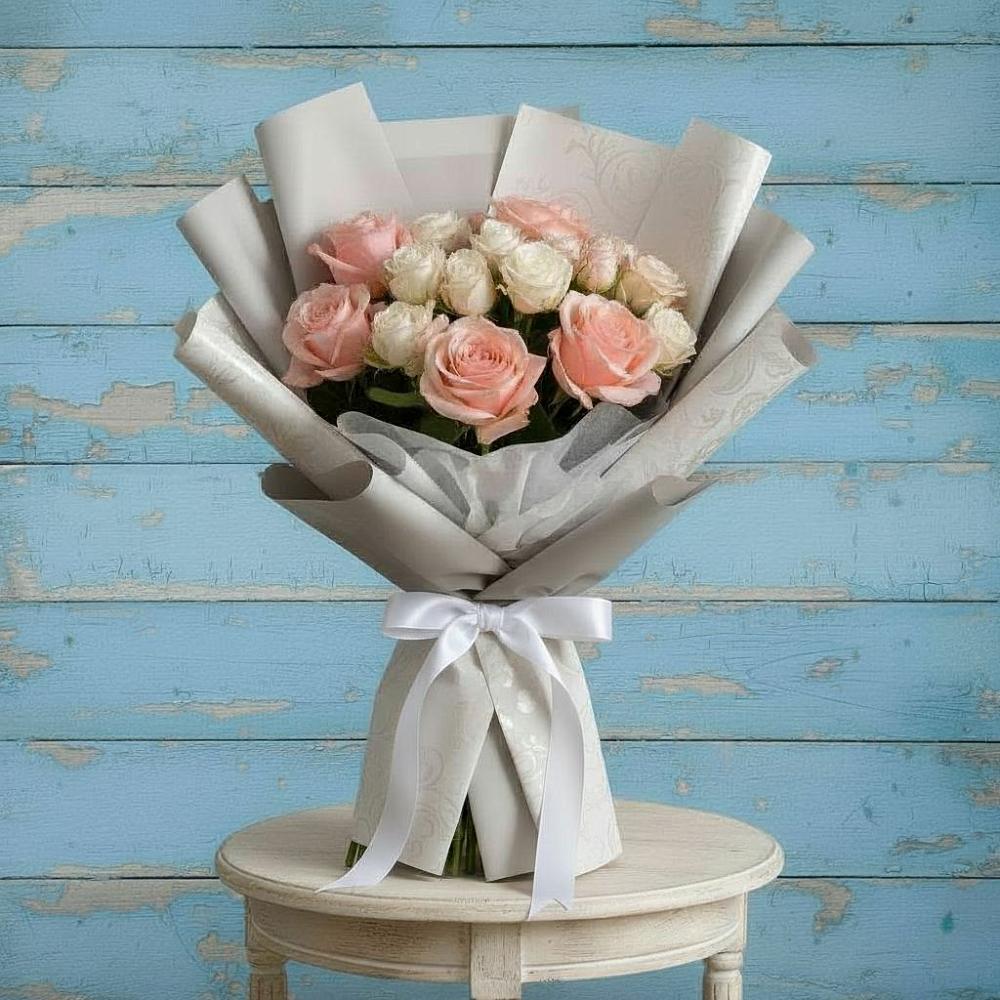 Букет цветов из: Розы в Кировский Приморского края