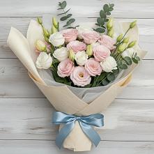 Букет цветов из:  Лизиантусы #REPLACE_PRED# Кировский Приморского края
