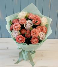 Букет цветов из:  Розы в Кировский Приморского края