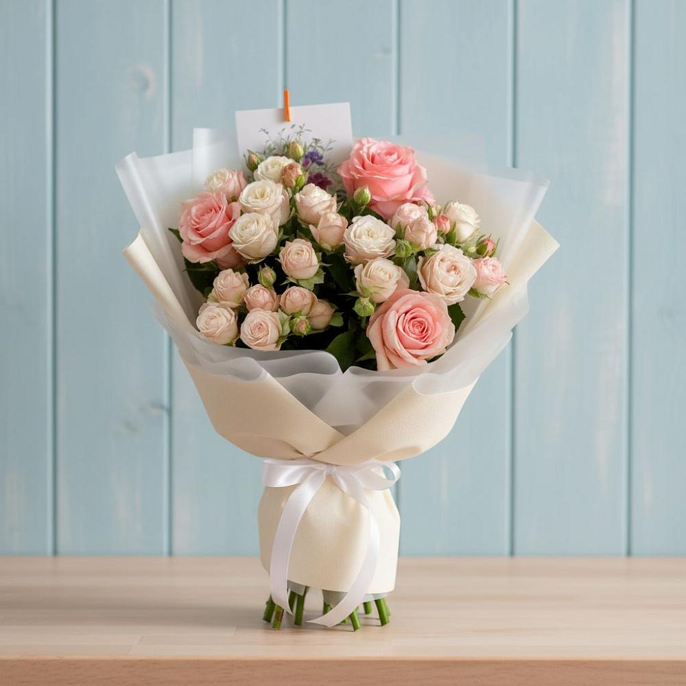 Букет цветов из: Розы в Кировский Приморского края