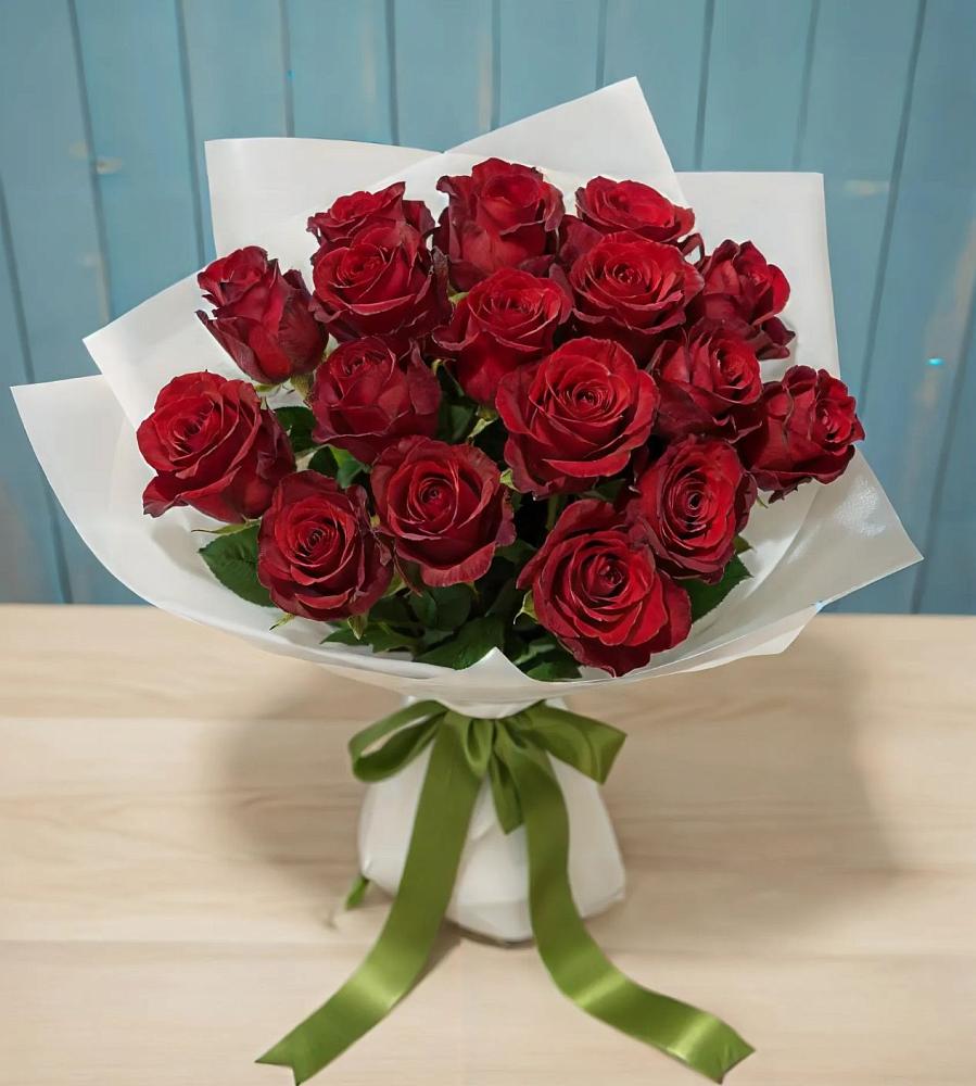 Букет Красные розы в Кировский Приморского края