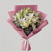Букет цветов из:  Лилии в Кировский Приморского края