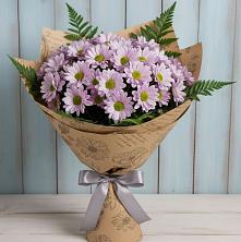 Букет цветов из:  Хризантемы в Кировский Приморского края
