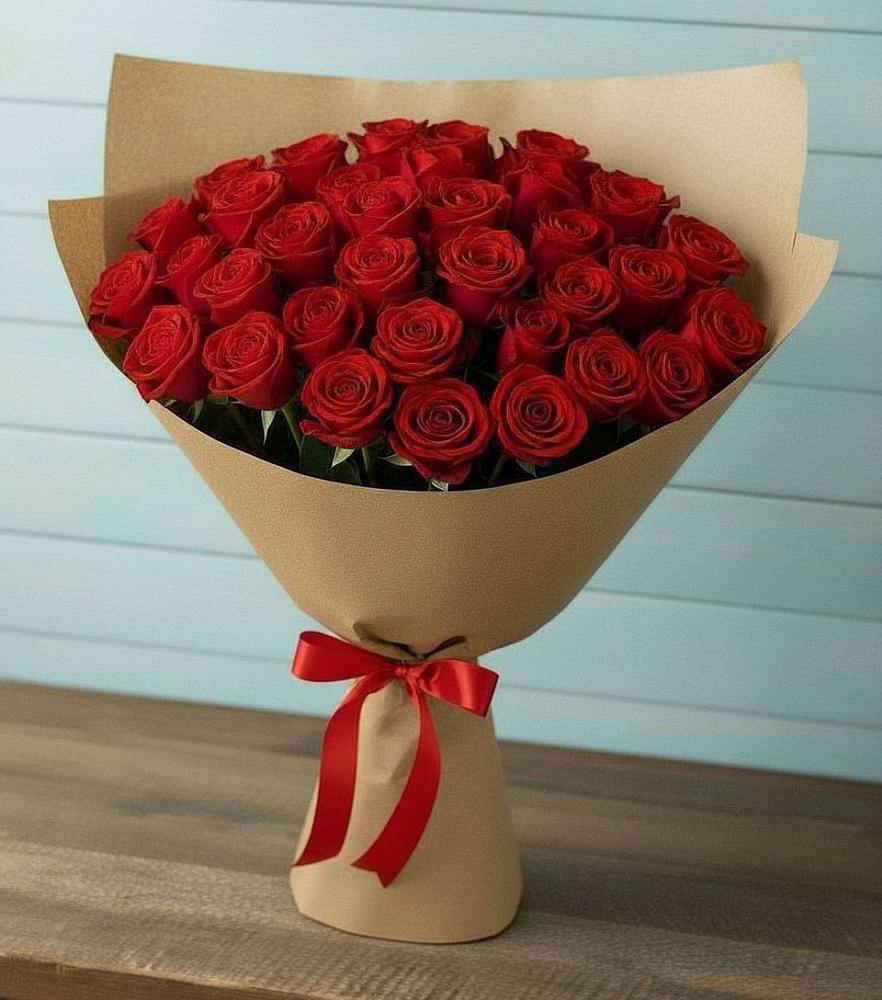 Букет Красные розы Милано в Кировский Приморского края