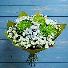 Букет цветов из:  Хризантемы в Кировский Приморского края