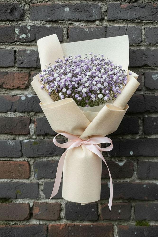 Букет цветов из: Гипсофила в Кировский Приморского края