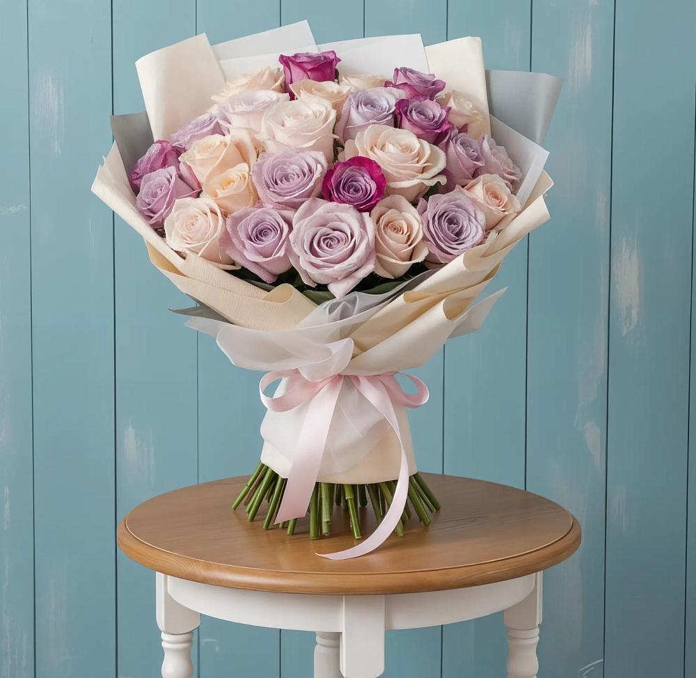 Букет цветов из: Розы в Кировский Приморского края