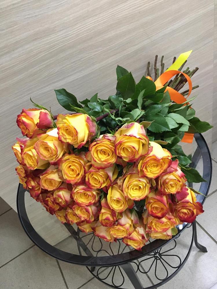 Букет Желтые розы в Кировский Приморского края