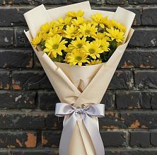 Букет цветов из:  Хризантемы в Кировский Приморского края