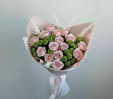 Букет цветов из:  Розы и Хризантемы в Кировский Приморского края