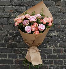 Букет цветов из:  Розы в Кировский Приморского края
