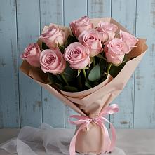 Букет цветов из:  Розы в Кировский Приморского края