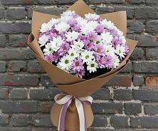 Букет цветов из:  Хризантемы в Кировский Приморского края