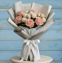 Букет цветов из:  Розы #REPLACE_PRED# Кировский Приморского края