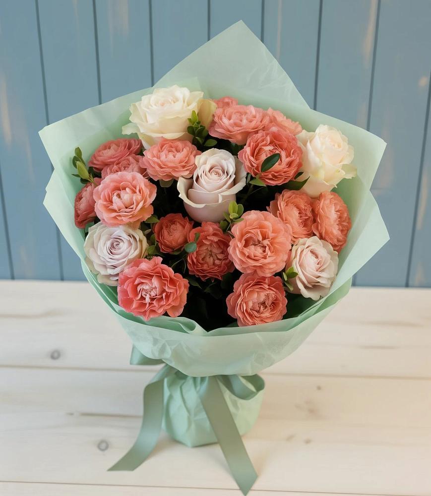 Букет цветов из: Розы в Кировский Приморского края