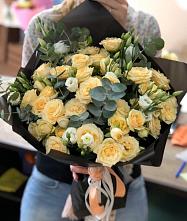 Букет цветов из:  Розы и Лизиантусы #REPLACE_PRED# Кировский Приморского края
