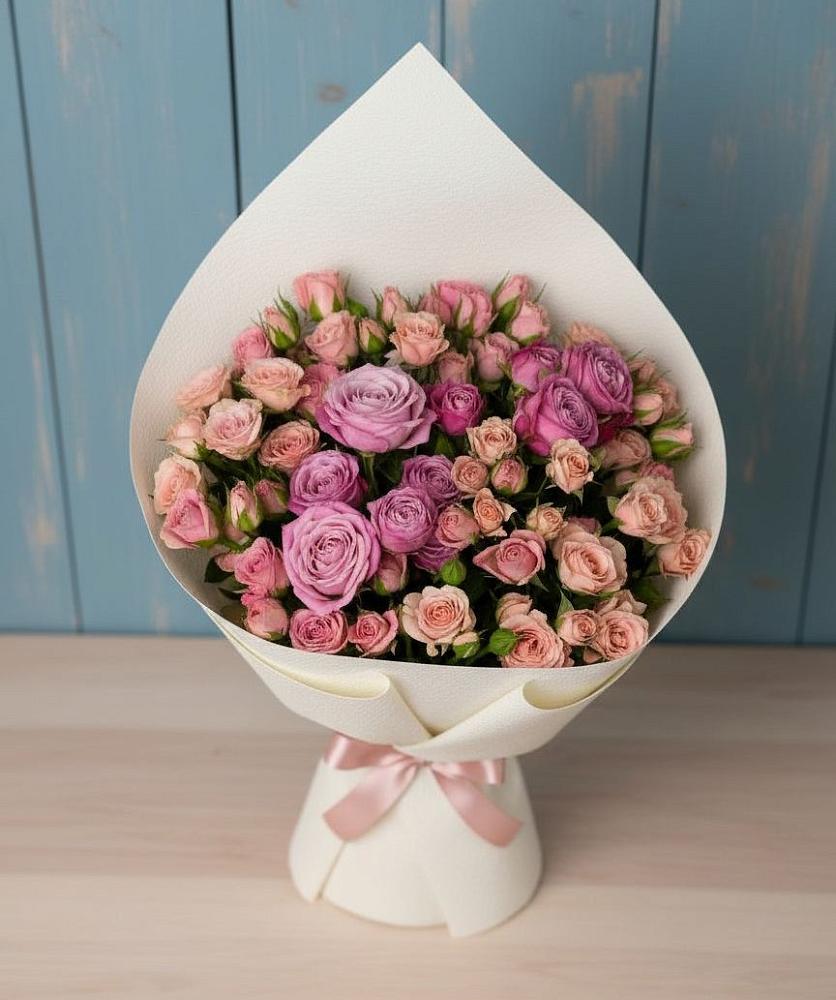 Букет цветов из: Розы в Кировский Приморского края