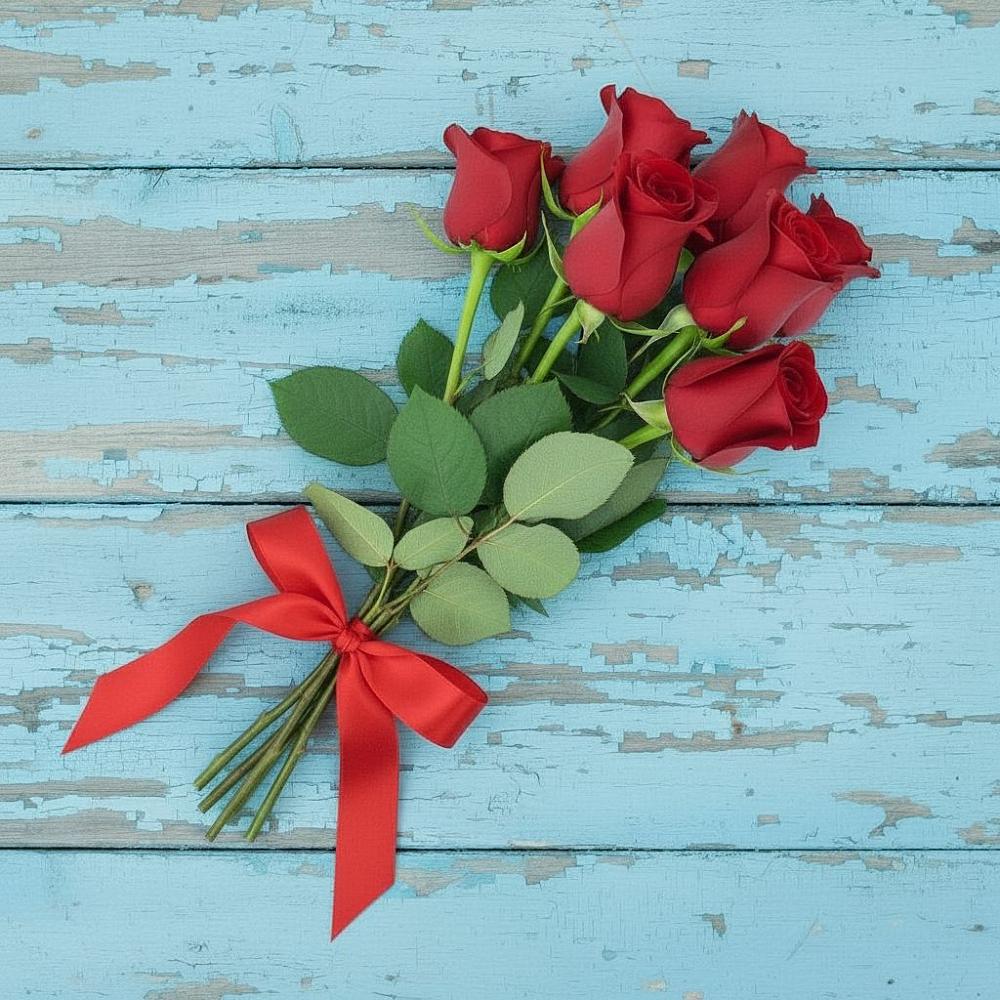Букет Красные розы в Кировский Приморского края