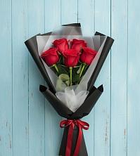 Букет цветов из:  Розы в Кировский Приморского края