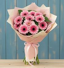 Букет цветов из:  Герберы в Кировский Приморского края