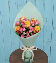 Букет цветов из:  Розы в Кировский Приморского края