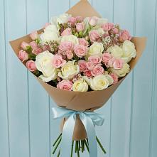 Букет цветов из:  Розы в Кировский Приморского края
